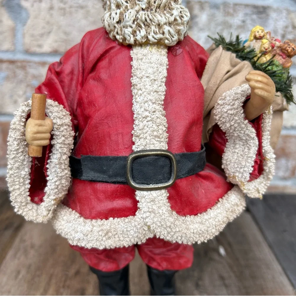Clothtique Possible‎ Dreams Santa figurine 1988 Hand Crafted Holiday Nostalgia